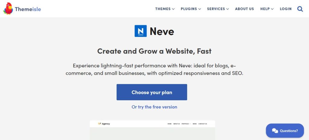 Neve UI Kit screenshot