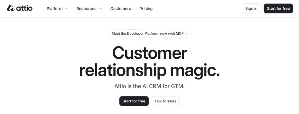 Attio the No Code CRM Builder