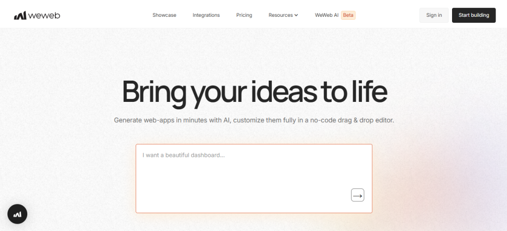 WeWeb: The Headless Web App Specialist