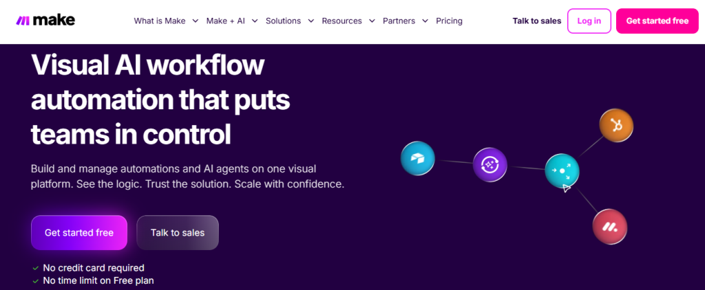 Make platform for low-code integration
