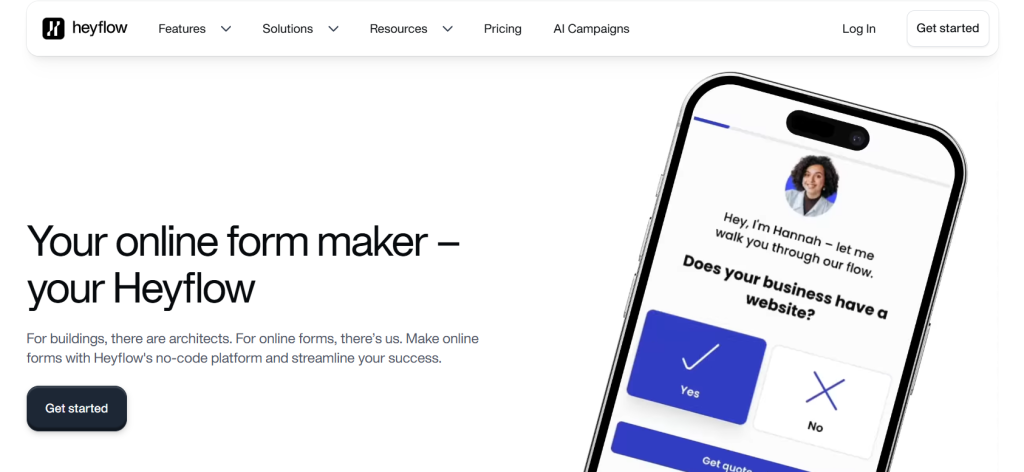Heyflow form builder