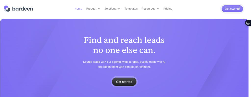 Bardeen.ai no code web scraping tool