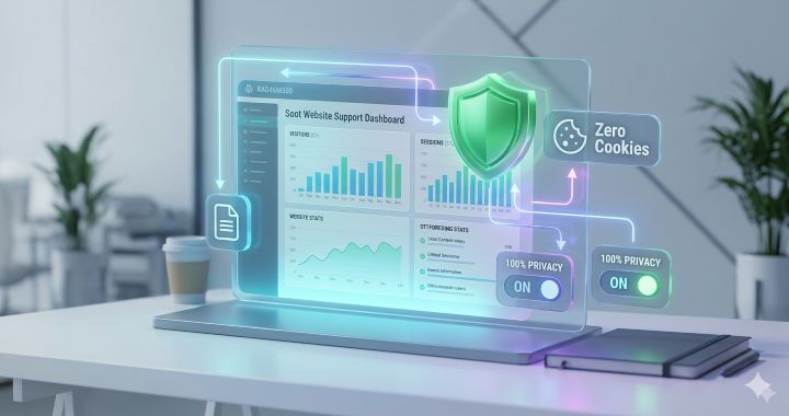 tablet displaying a sophisticated website builder interface