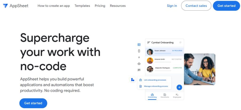 AppSheet: Google's Declarative Internal Tool Builder