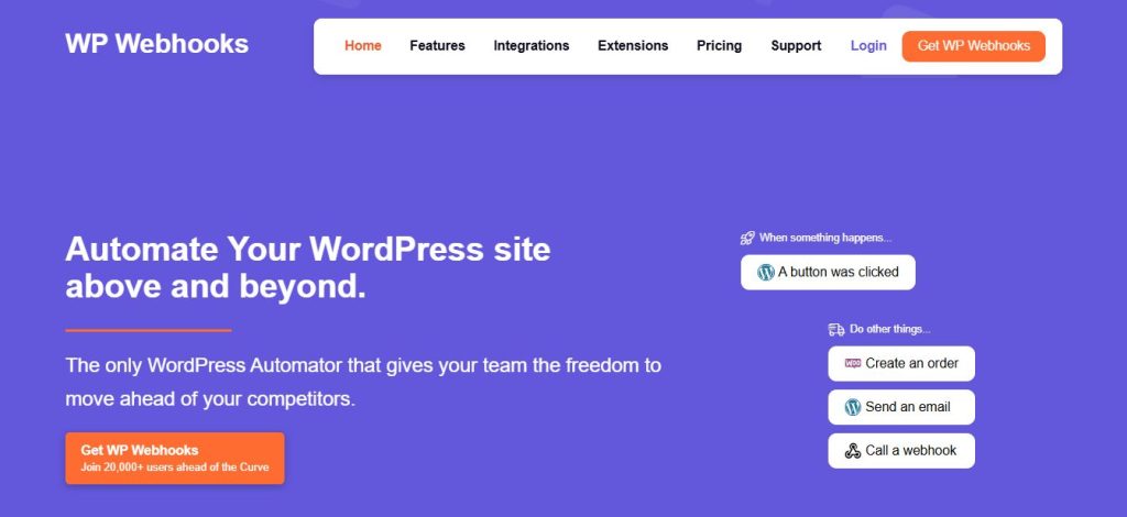 WP Webhooks WordPress automation