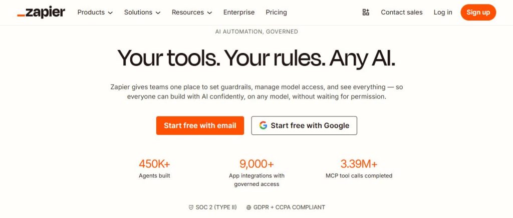 Zapier's automation system